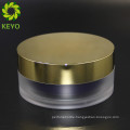 100g empty two layers body butter use acrylic cosmetic jar with gold cap